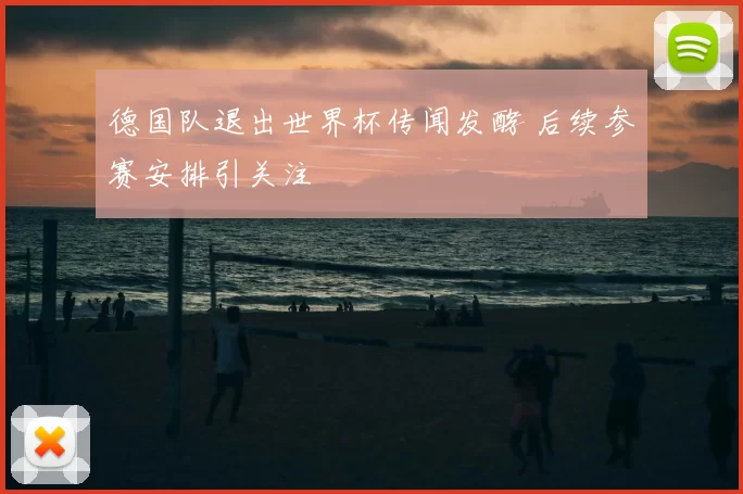 德国队退出世界杯传闻发酵 后续参赛安排引关注
