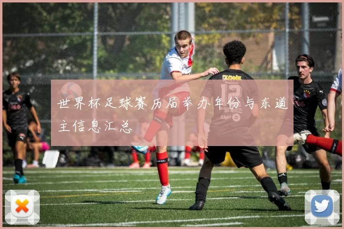 世界杯足球赛历届举办年份与东道主信息汇总