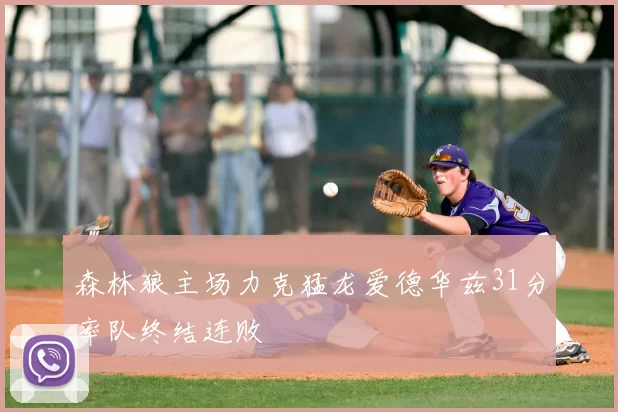 森林狼主场力克猛龙爱德华兹31分率队终结连败